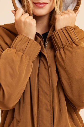 Parka à capuche - Camel