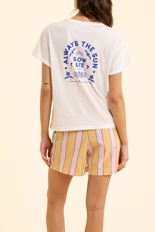 T-shirt droit - Blanc