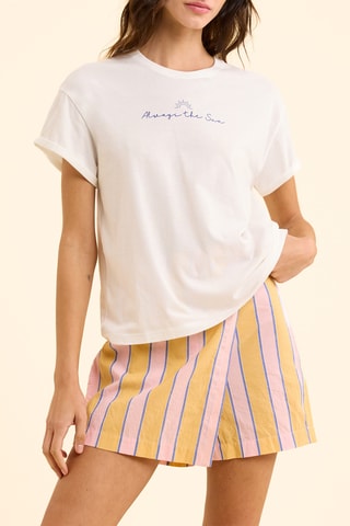 T-shirt droit - Blanc