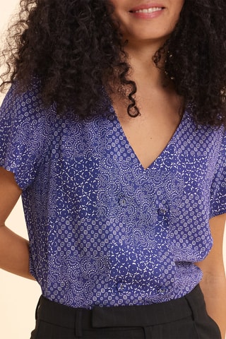Top - Bleu marine