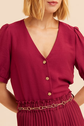 Top - Rouge framboise