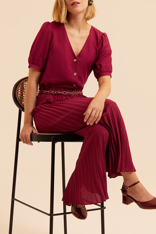 Top - Rouge framboise