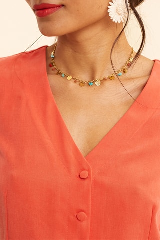 Crop top - Corail