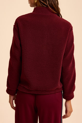 Sweat polaire - Bordeaux