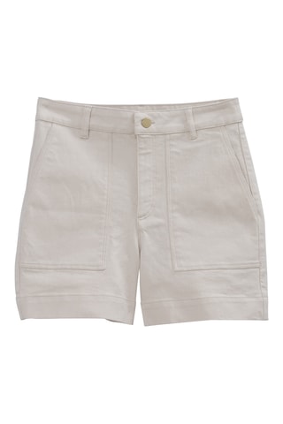 Short en jean - Ecru