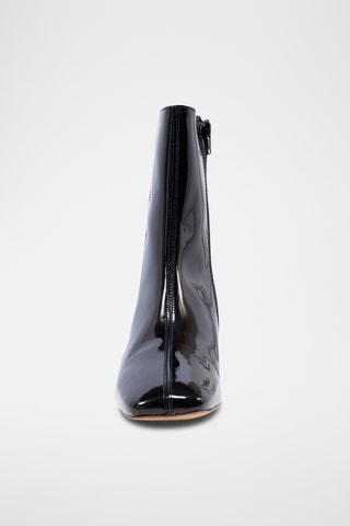Bottines en cuir verni - Noir
