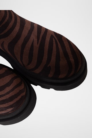 Bottines Chelsea en nubuck - Noir