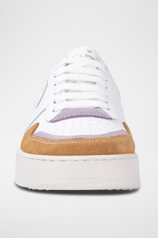 Baskets en cuir de veau - Mauve