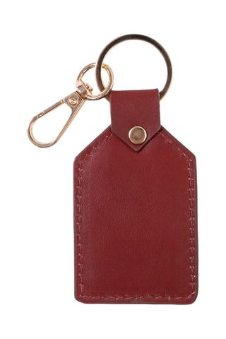 Porte-clés en cuir - Marron