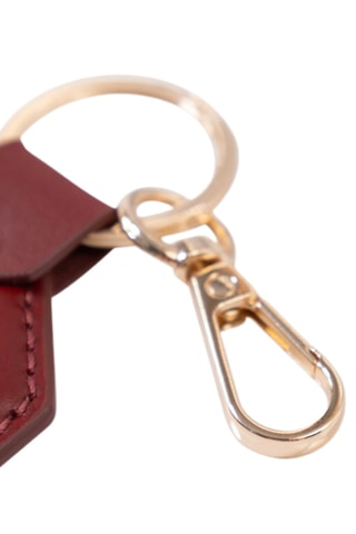 Porte-clés en cuir - Marron