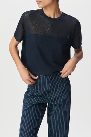 Top - Bleu marine