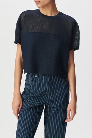 Top - Bleu marine
