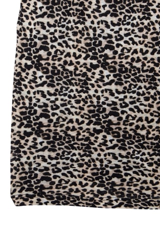 T-shirt in lino - Nero
