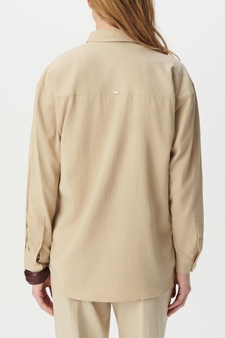Chemisier oversize - Beige