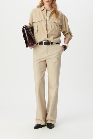 Chemisier oversize - Beige