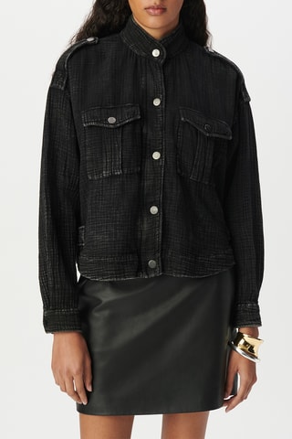 Veste en jean - Anthracite