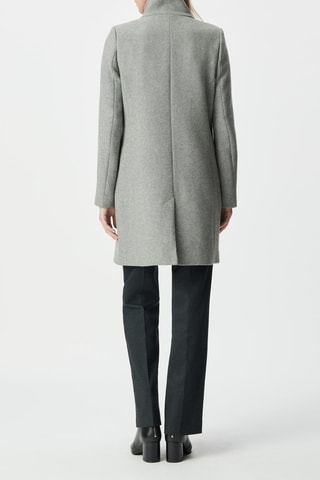 Manteau en laine - Gris chiné
