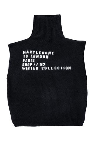 Pull sans manches - Noir
