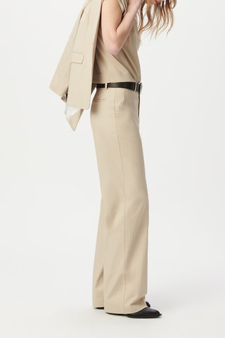 Pantalon droit - Beige