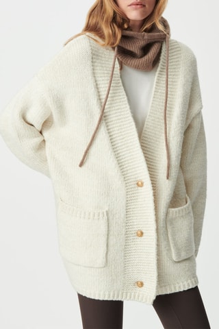 Gilet long - Ecru