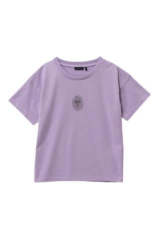 T-shirt en coton biologique - Violet