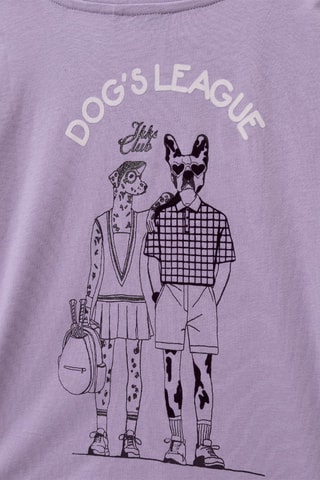 T-shirt en coton biologique - Violet