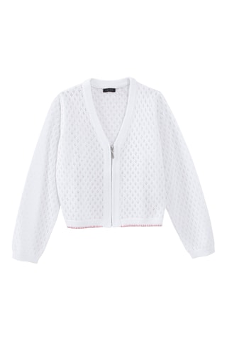 Gilet en ramie - Blanc