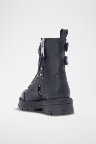 Bottines en cuir de veau - Noir