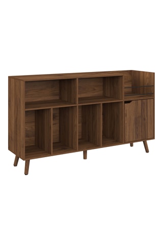 Mueble para vinilos con puerta - 130 x 75 x 35 cm