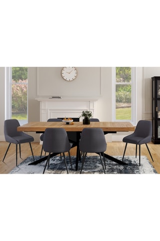 6 chaises Ornella - 47,5 x 79 x 54 cm