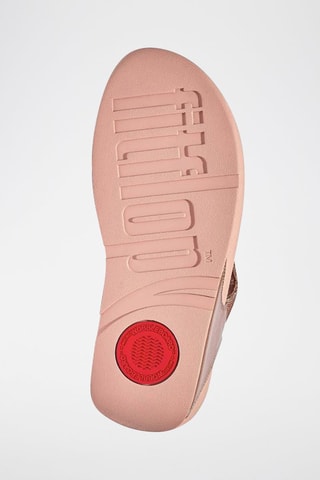 Chanclas de cuña Lulu Shimmerlux - Rosa