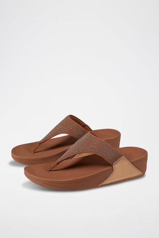 Chanclas de cuña Lulu Opul - Marrón