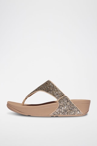Chanclas de cuña Microwobbleboard - Beige