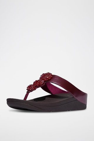 Chanclas de cuña Microwobbleboard - Rosa oscuro