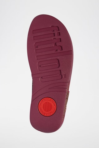 Chanclas de cuña Microwobbleboard - Burdeos