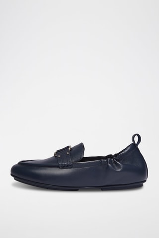 Mocasines de piel Dynamicush - Azul marino