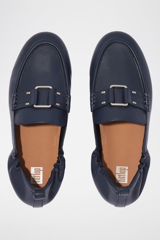 Mocasines de piel Dynamicush - Azul marino
