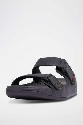 Sandalias de piel Microwobbleboard - Azul noche