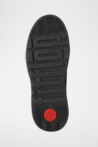 Botines de piel con plataforma F-Mode Leather Flatform - Negro