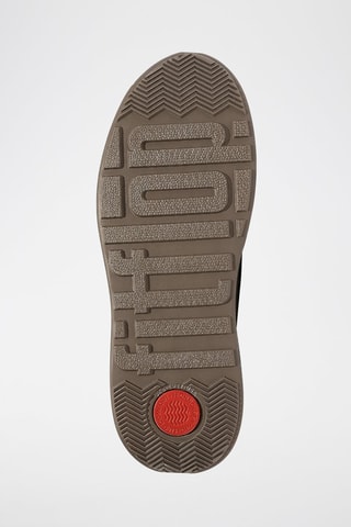 Botines de piel vuelta con plataforma F-Mode Suede Flatform - Marrón