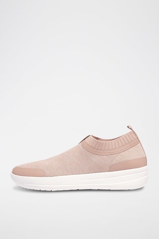 Slip-on Anatomicush - Nude y blanco