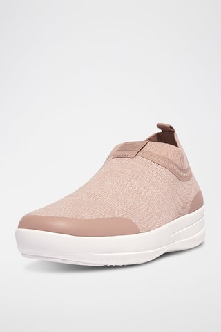 Slip-on Anatomicush - Nude y blanco