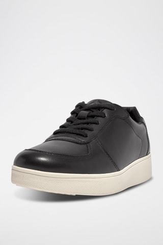 Zapatillas de piel Rally Leather Panel - Negro