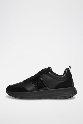 Zapatillas de piel Microwobbleboard - Negro