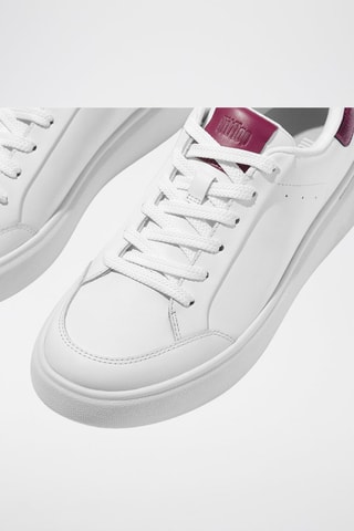 Zapatillas de piel con plataforma Anatomicush - Blanco