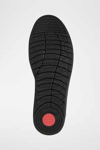 Zapatillas de piel Rally - Gris metalizado