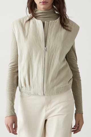 Gilet sans manches - Beige