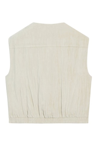 Gilet sans manches - Beige