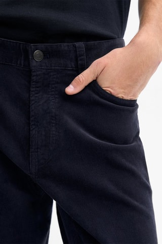 Pantalon en velours - Bleu marine
