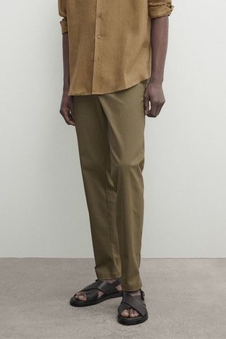 Pantalon slim - Kaki